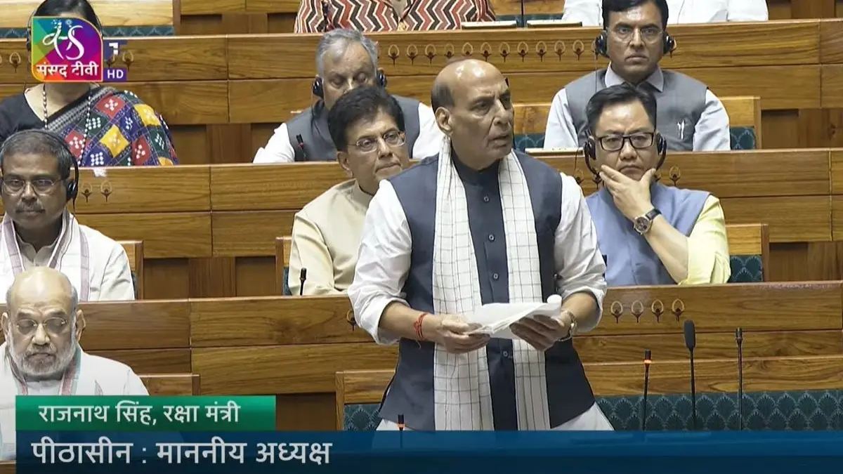 Union Defence Minister Rajnath Singh