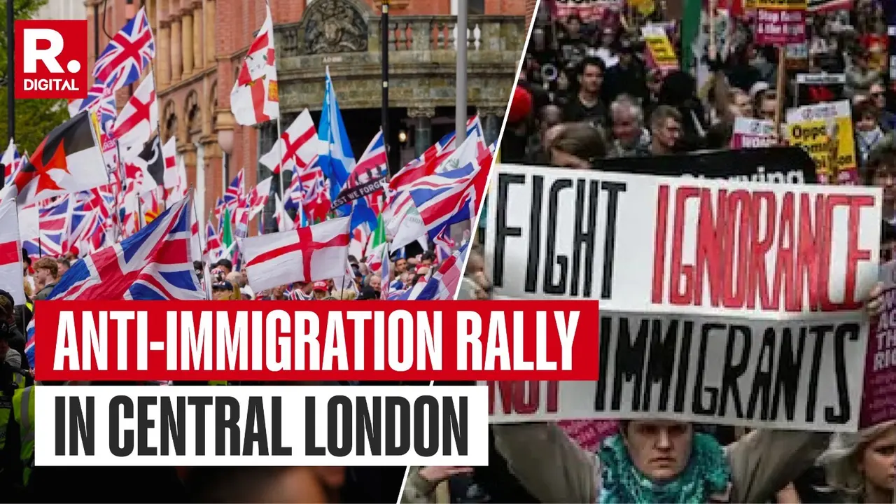 'Unite the Kingdom': 100,000 Anti-Immigration Protesters Clash With Police in City’s Biggest Right-Wing Rally 'Unite the Kingdom': 100,000 Anti-Immigration Protesters Clash With Police in City’s Biggest Right-Wing Rally