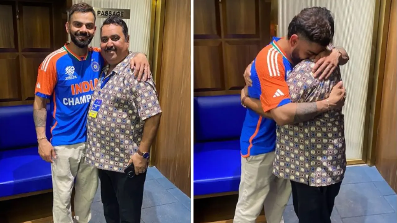 'Keep going strong beta': Virat Kohli's Childhood Coach Showers Blessing On His Old Prodigy Virat Kohli meets childhood coach Rajkumar Sharma