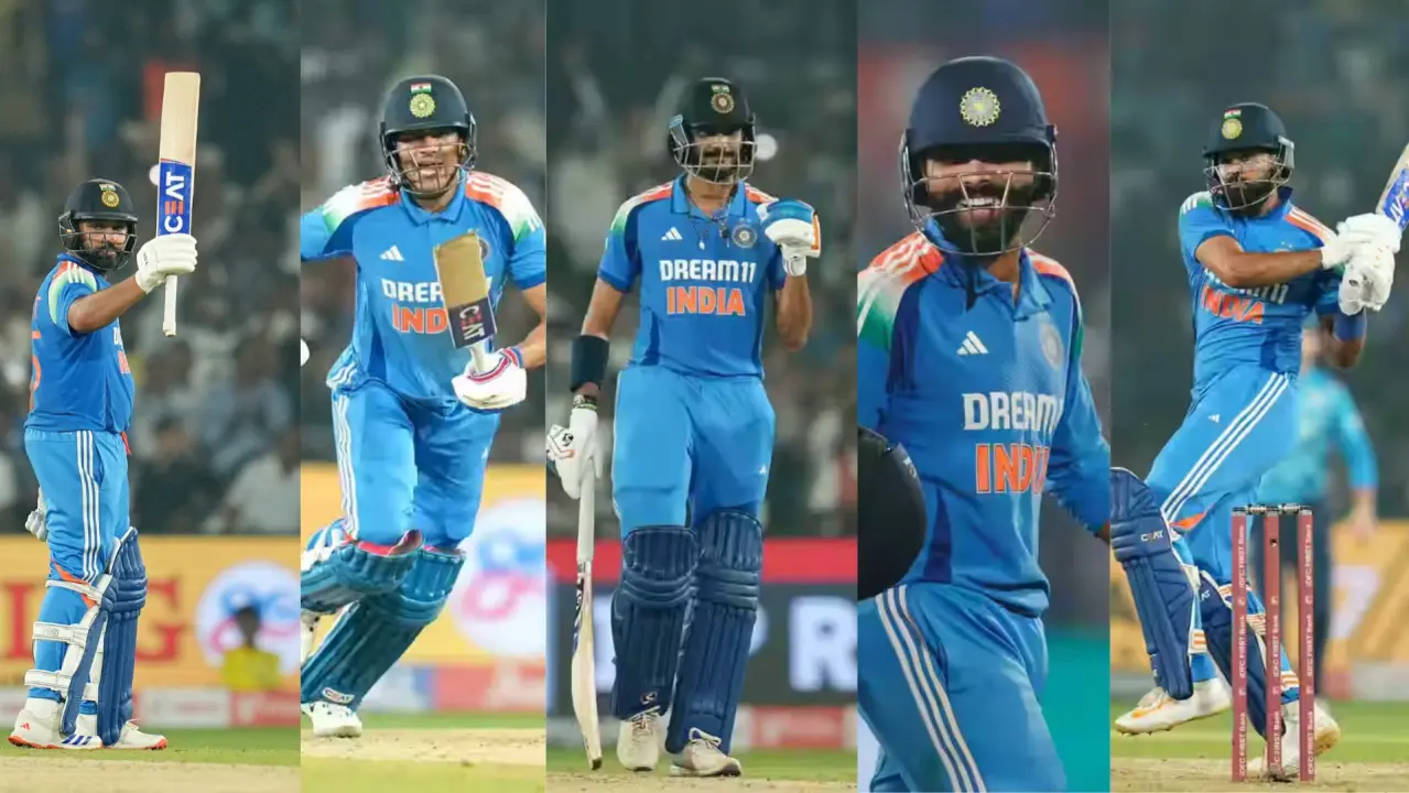 5 heroes of IND vs ENG 2nd ODI Rohit Sharma Shubman Gill Ravindra Jadeja Shreyas Iyer Axar Patel