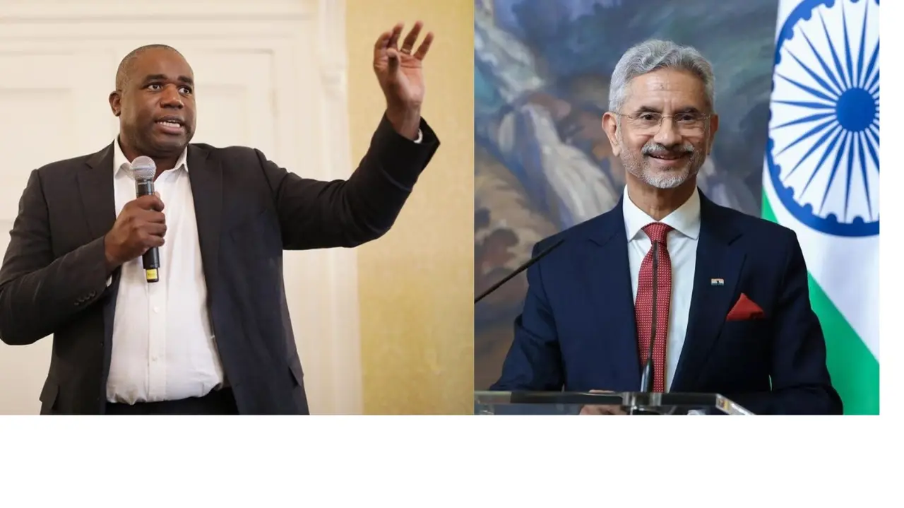 Jaishankar Speaks to UK's New Foreign Secy, Both Reaffirm Commitment to Enhance Ties David Lammy(left) and S Jaishankar(right)