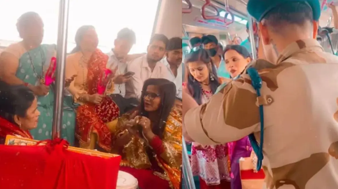 Delhi Metro Viral Video