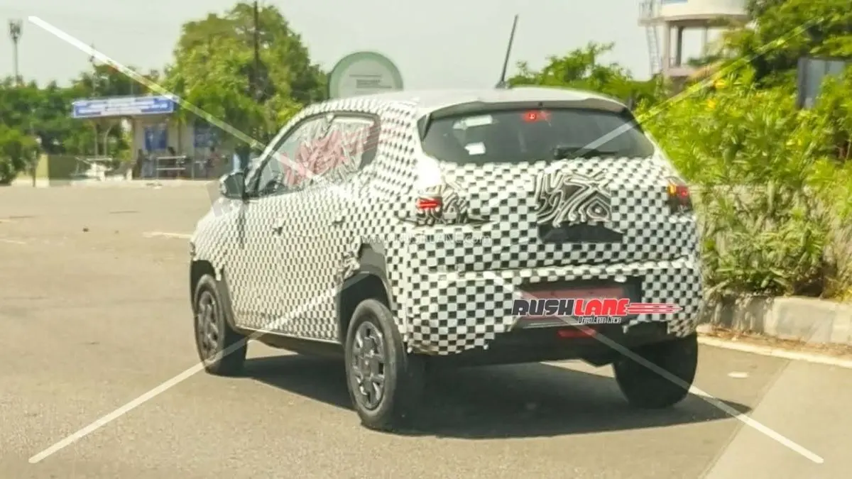 Upcoming Renault Kwid EV Spied Testing