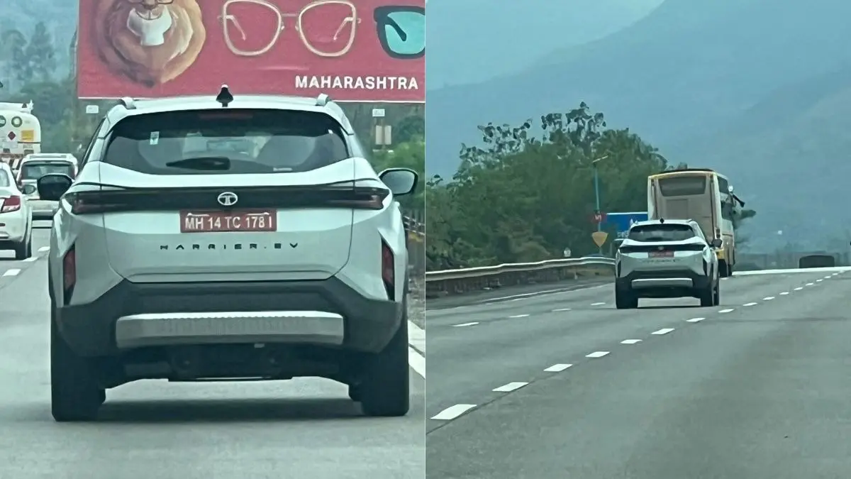 Upcoming Tata Harrier EV spied ahead of its launch in India