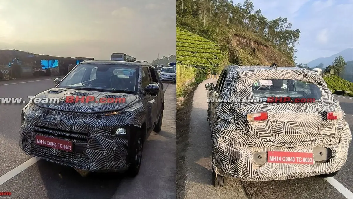 Upcoming Tata Punch CNG Facelift Spotted Testing