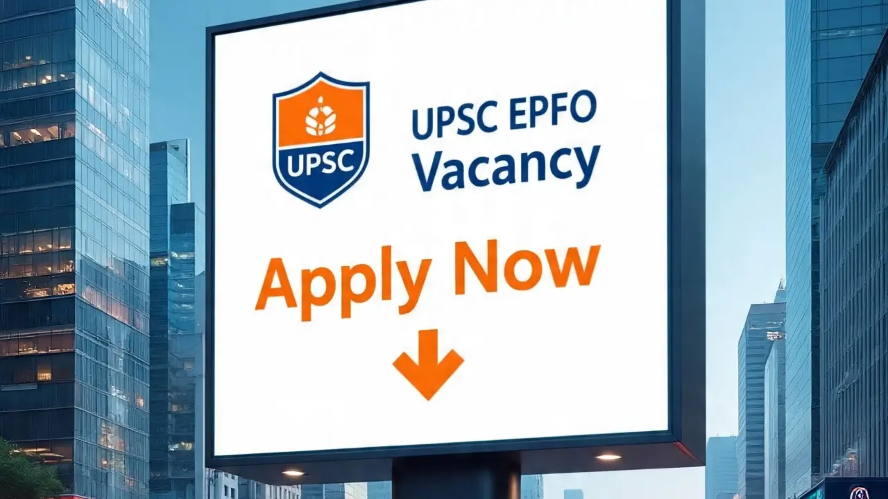 Upsc epfo vacancy 2025