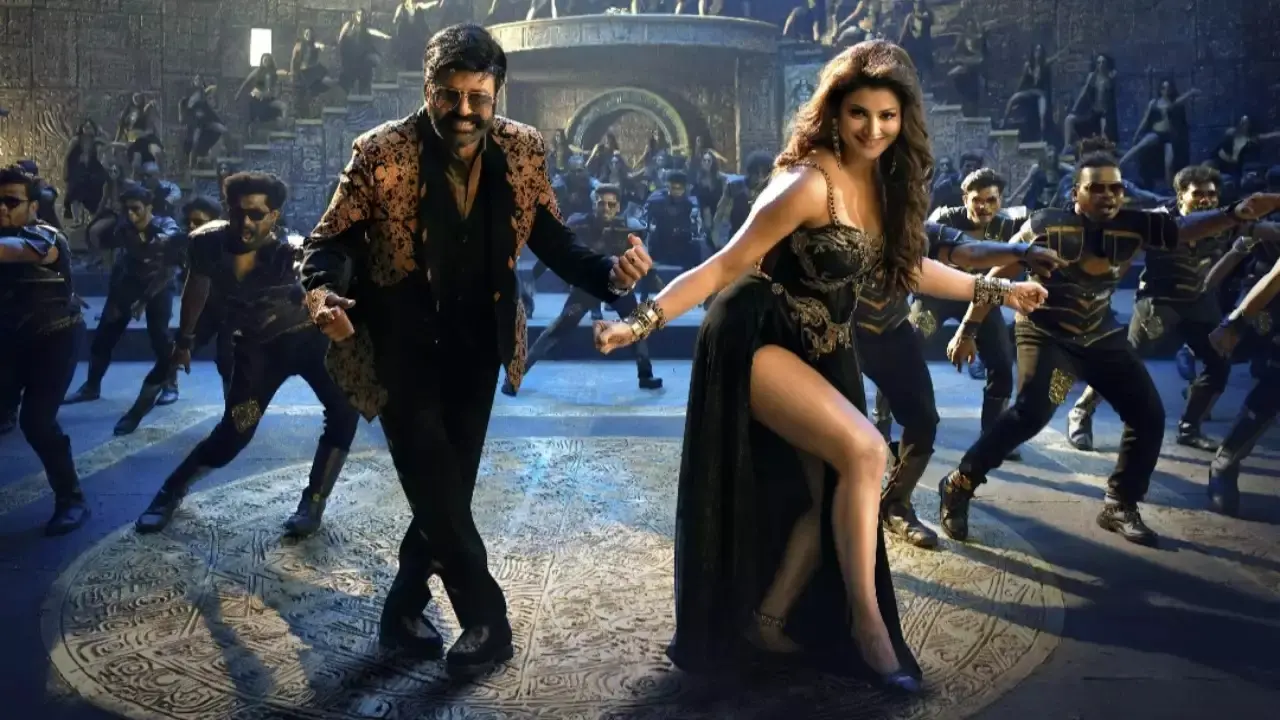 Urvashi Rautela Defends 'Vulgar, Cheap' Dabidi Dibidi Choreography: There Is Nothing Wrong With It...Just Focus On Me... Urvashi Rautela and NBK in Dabidi Dibidi song