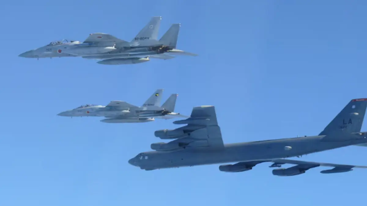 US Bombers Join Japanese Jets in Show of Force After China-Russia Drills, Tokyo Says