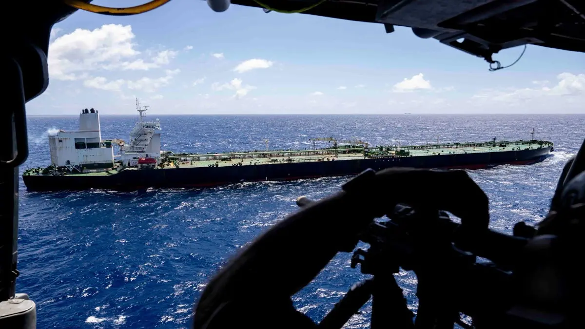 US Forces Seize Oil Tanker, With Links To Iran And Venezuela, In The Indian Ocean After Tracking It From The Caribbean US Forces Seize Oil Tanker, With Links To Iran And Venezuela, In The Indian Ocean After Tracking It From The Caribbean