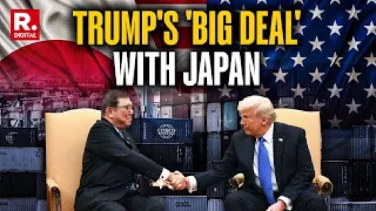 Video: Donald Trump's Signs Mega Deal With Japan thumbnail
