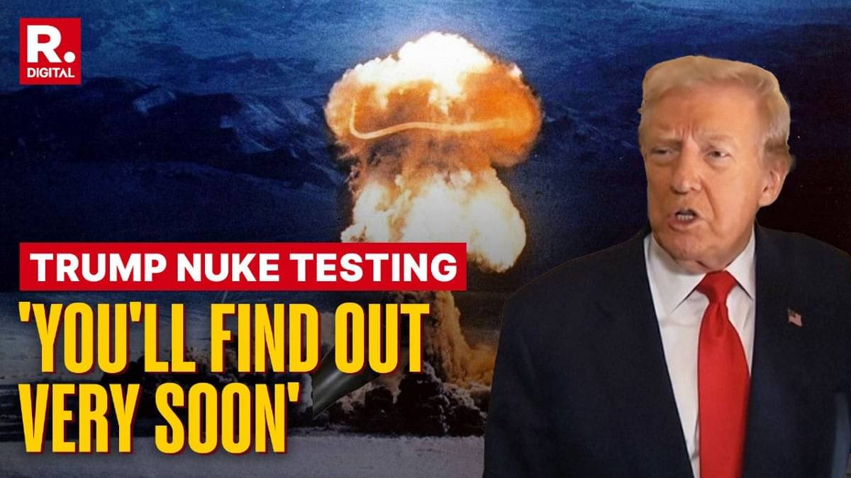 US President Donald Trump Declines To Rule Out Underground Nuclear Tests