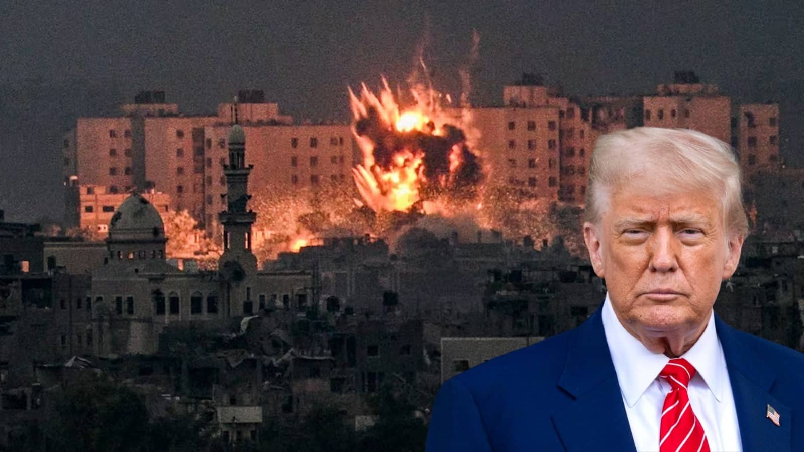 US President Donald Trump has asked Israel to stop bombing the Gaza Strip after Hamas said it had accepted some elements of his plan to end the nearly two-year war.