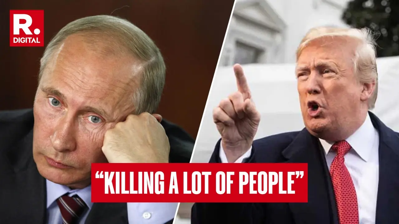 US President Donald Trump on Sunday called his Russian counterpart Vladimir Putin "absolutely crazy"