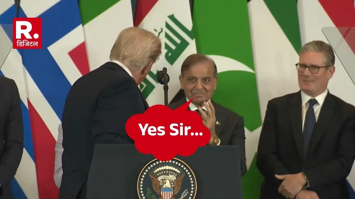 US President Donald Trump praised India and PM Modi in front of Pakistan PM Shahbaz Sharif