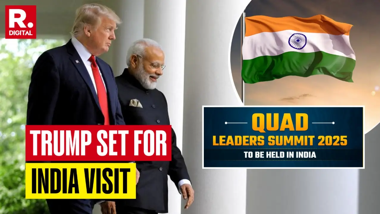Trump To Visit India For 2025 Quad Summit, Say White House Sources US President Donald Trump will visit India to attend 2025 Quad leaders summit