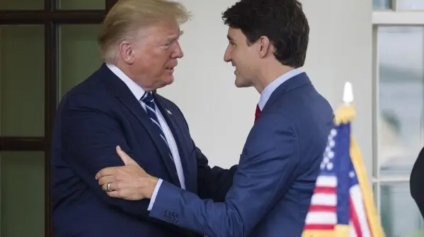 US President-Elect Donald Trump and Canadian PM Justin Trudeau