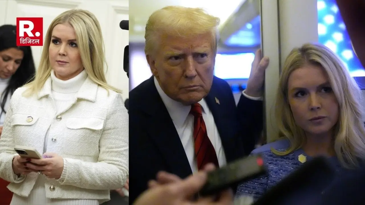 US President Trump comment on white house secretary Karoline Leavitt