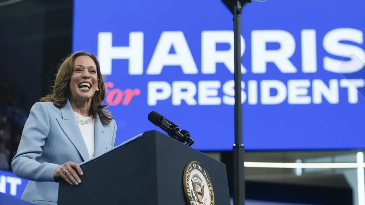 US Presidential Election little girl courage boosted kamala harris enthusiasm