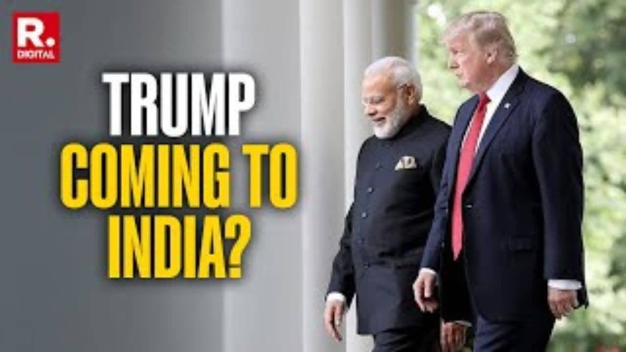 US Reveals Trump's Plan To Visit India Soon 
