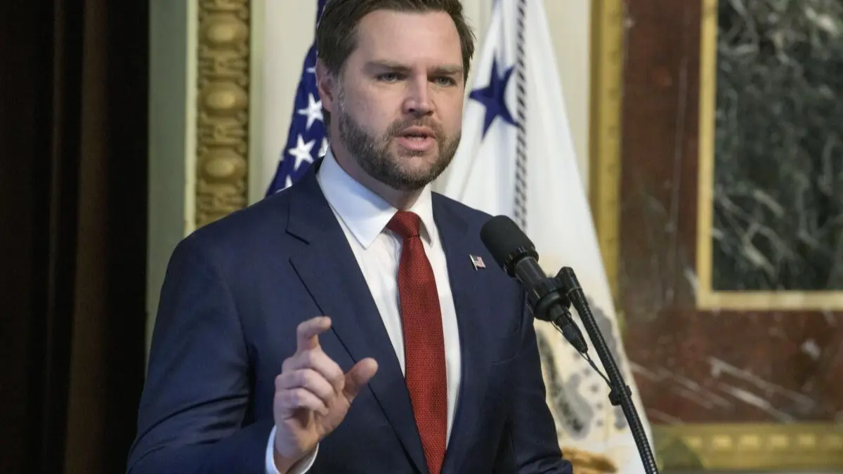 US Vice President JD Vance