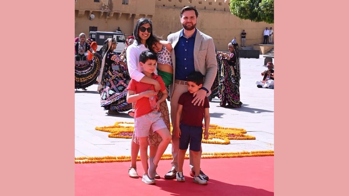 JD Vance Shares Adorable Moment with Daughter Mirabel at Amber Fort
