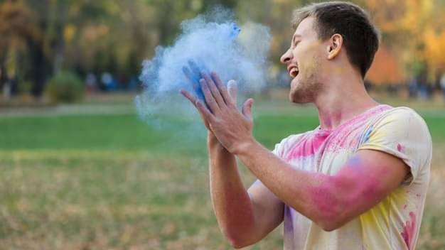 holi festival bonfire