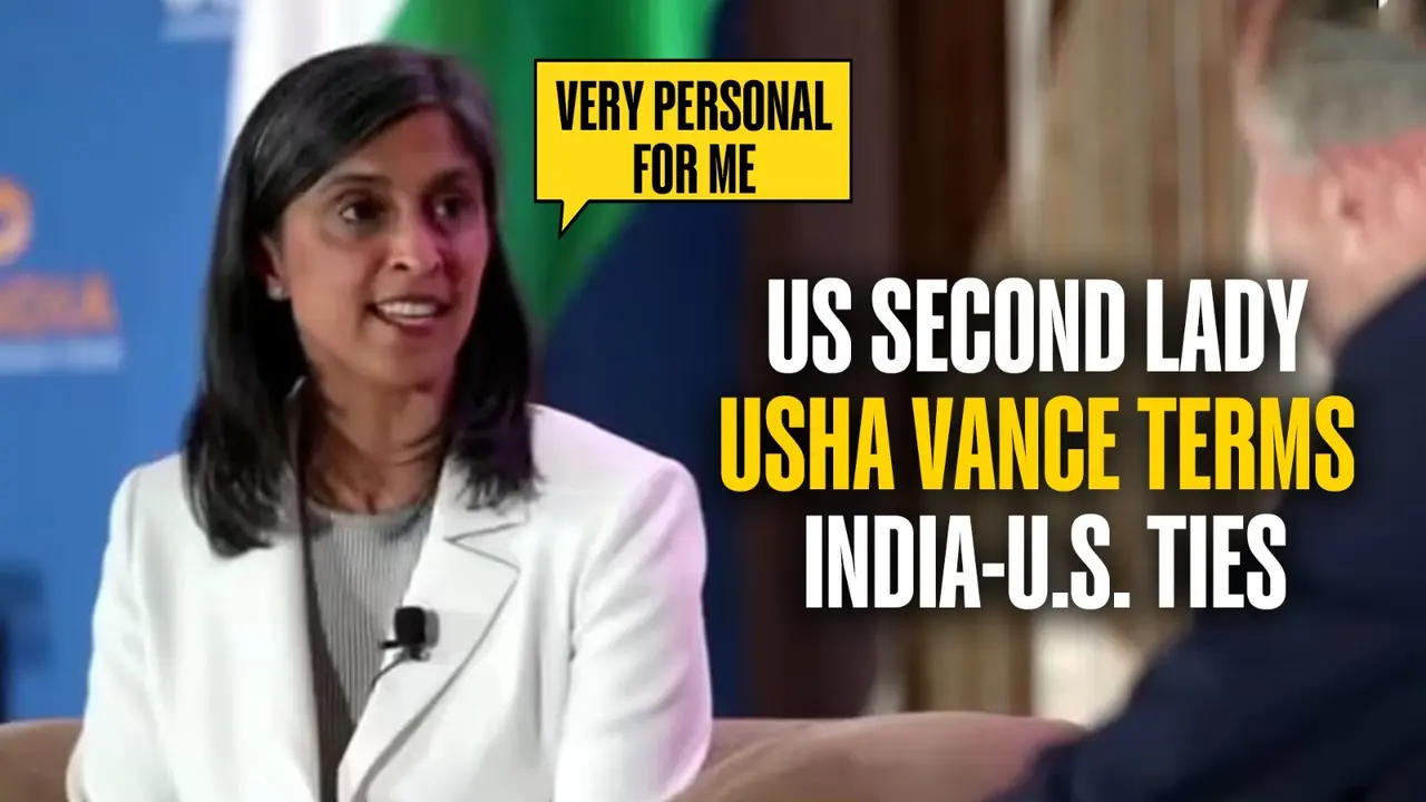 Usha Vance Calls India-US Ties 'Very Personal', Reflects Stronger Vision For Bilateral Ties