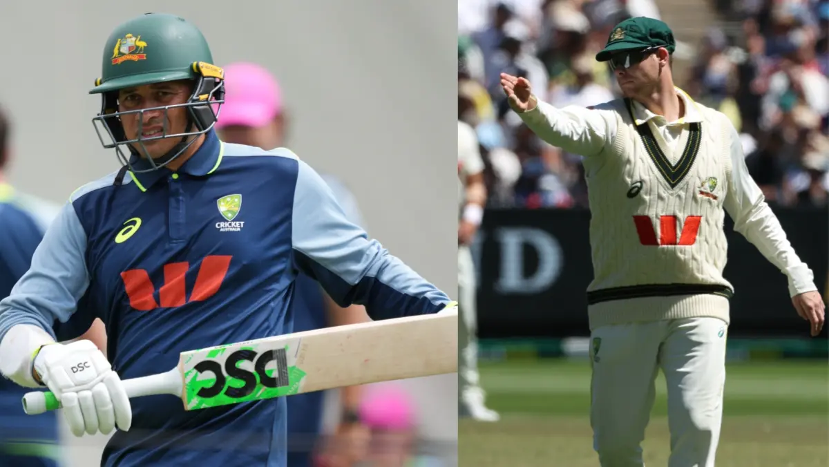 Usman Khawaja and Steve Smith