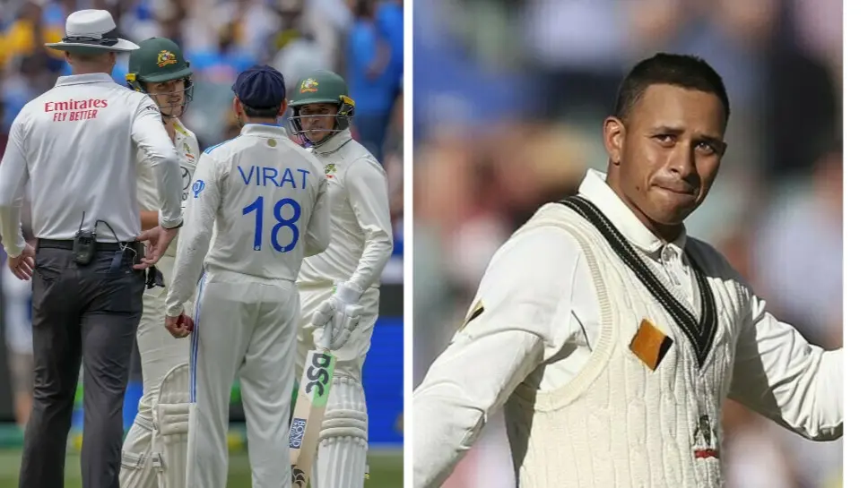 Usman Khawaja On Kohli-Konstas Altercation