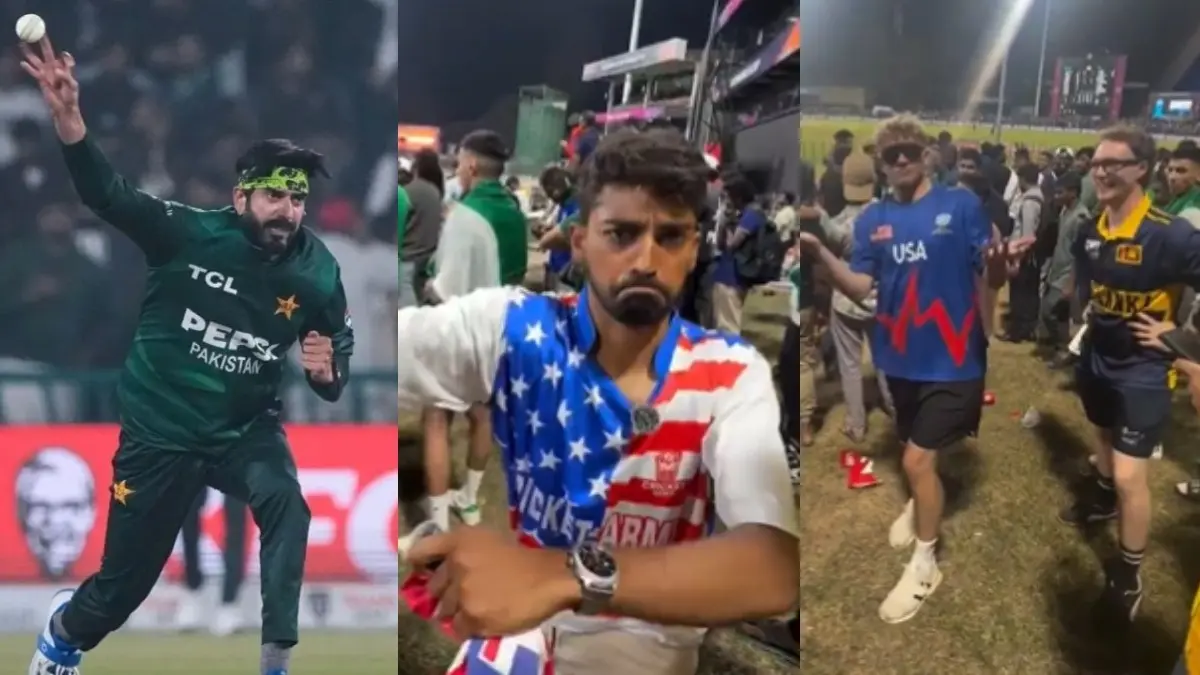 WATCH | USA Fans Hilariously Mock Pakistan Cricketer Usman Tariq's Controversial Action During ICC T20 World Cup Usman Tariq Bowling Action