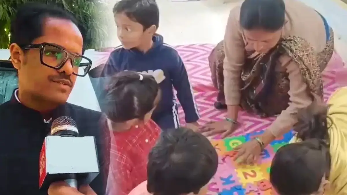 Uttar Pradesh DM Sets Inspiring Example, Enrolls Daughter in Government Anganwadi Centre Uttar Pradesh DM Sets Inspiring Example, Enrolls Daughter in Government Anganwadi Centre