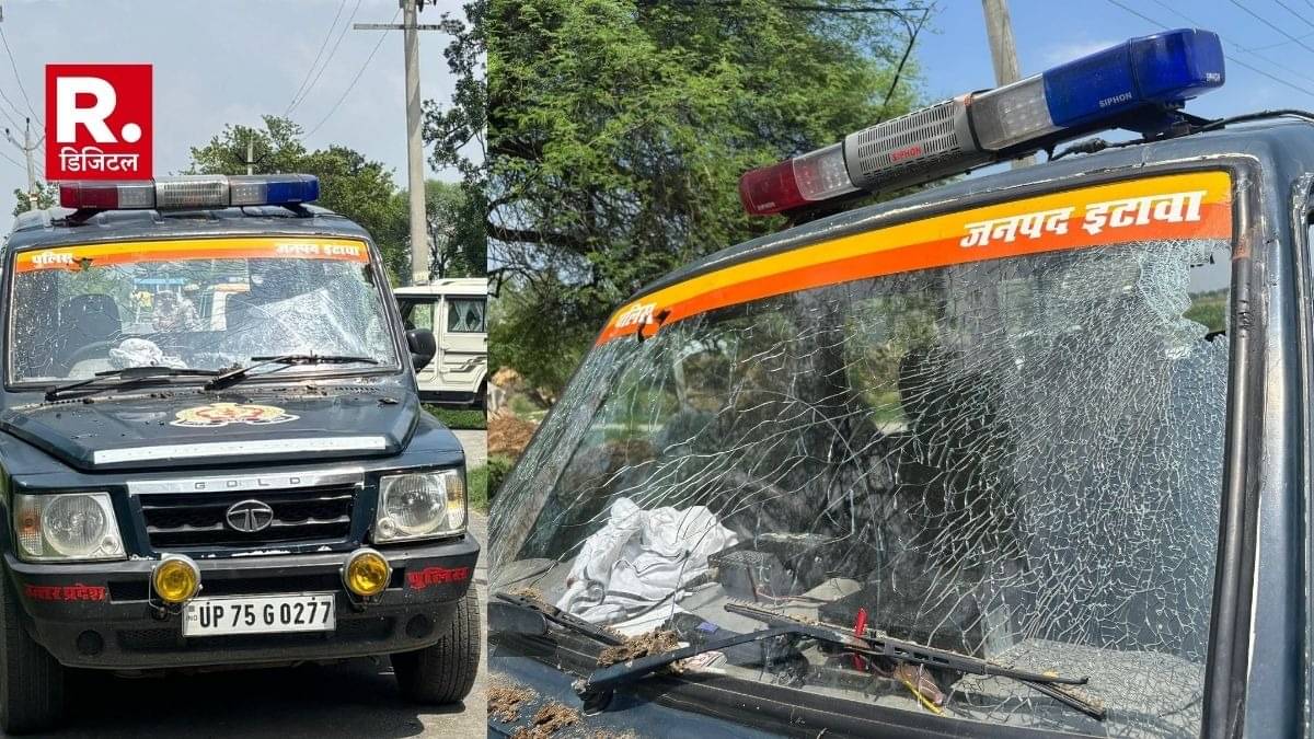 uttar Pradesh etawah clash police force ruckus in dandarpur village stone Ahir Regiment pelting and firing