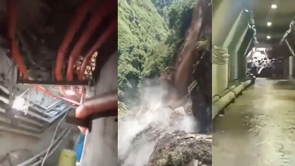 Uttarakhand: 11 Workers Trapped, 8 Rescued in NHPC Tunnel After Landslide in Pithoragarh, Rescue Ops Underway Uttarakhand landslide blocked tunnel entrance
