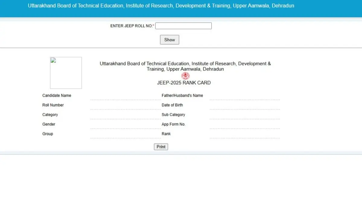 Uttarakhand Polytechnic Result 2025 Declared at ubterjeep.co.in, Direct Link to Check Here Uttarakhand Polytechnic Result 2025 Declared at ubterjeep.co.in, Direct Link to Check Here