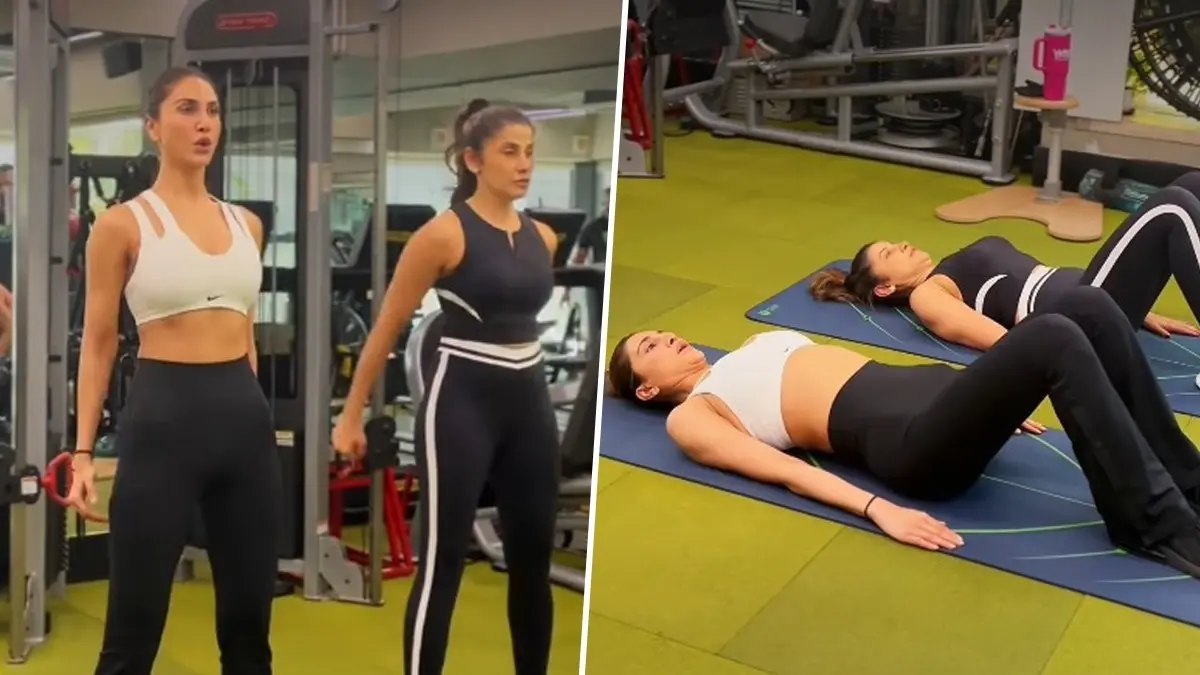 Vaani Kapoor's 10*10 Workout Plan Will Sculpt Your Full Body | Watch Vaani Kapoor performs body weight exercises to stay fit