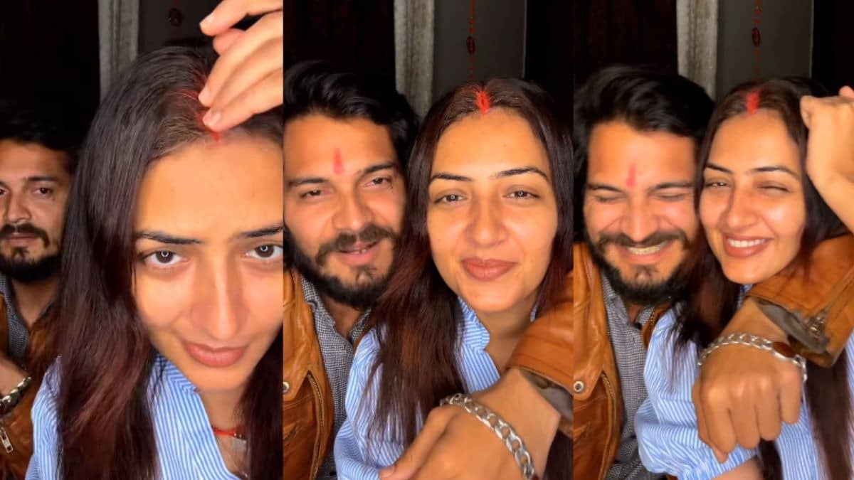 मांग से सिंदूर निकाल कर... पति पर एक्स्ट्रा मैरिटल अफेयर के आरोपों के बीच मिस्ट्री मैन संग रोमांस करती दिखीं 'वड़ा पाव गर्ल', VIDEO देख भड़के लोग