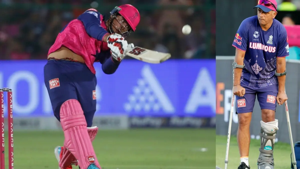 Vaibhav Suryavanshi and Rahul Dravid