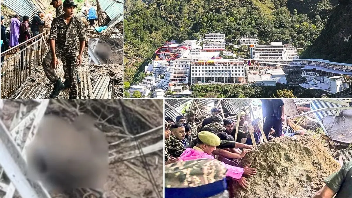 Vaishno Devi Landslide Breaking