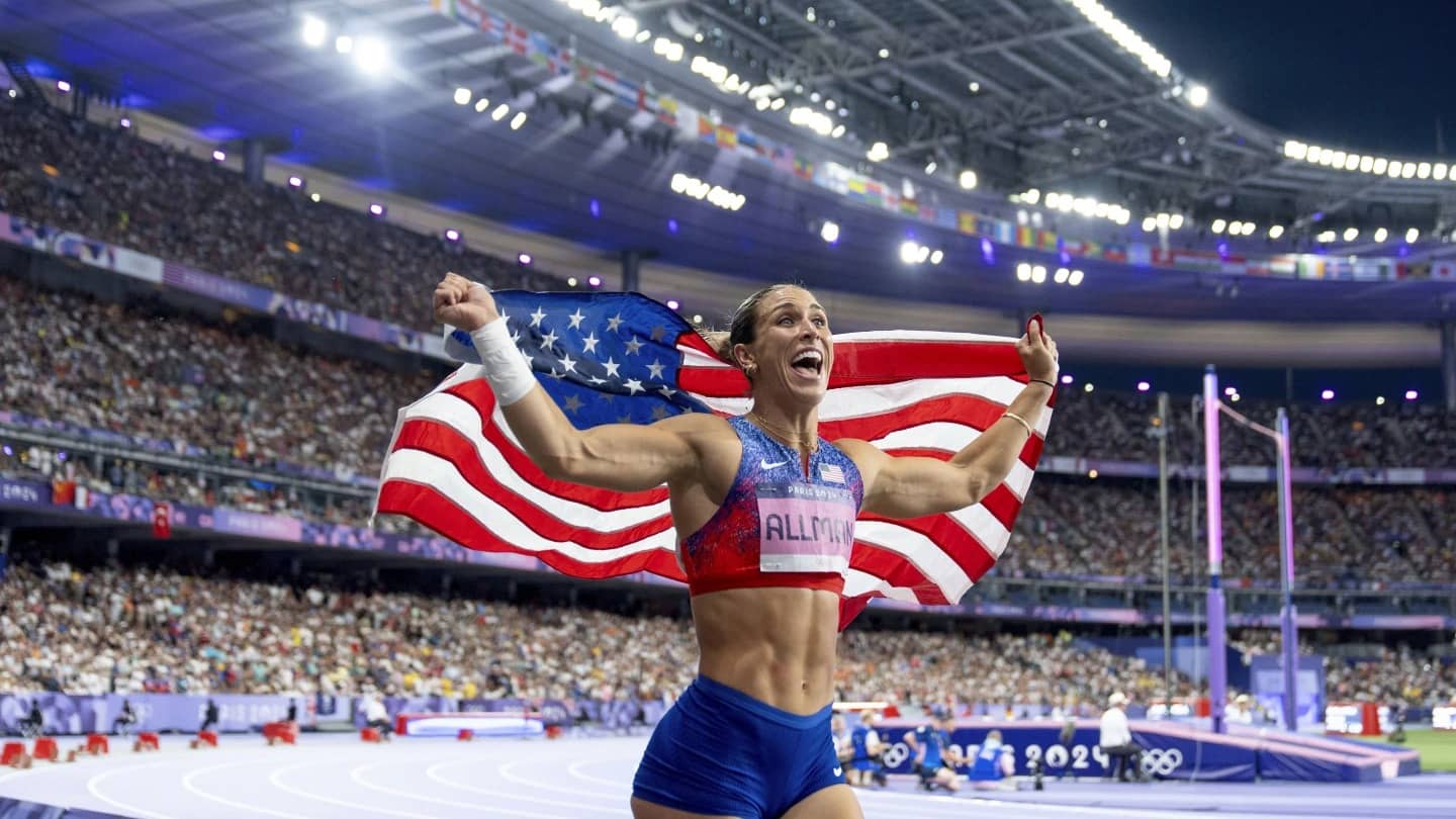 Discus thrower Allman and pole vaulter Kendricks win Olympic medals ...
