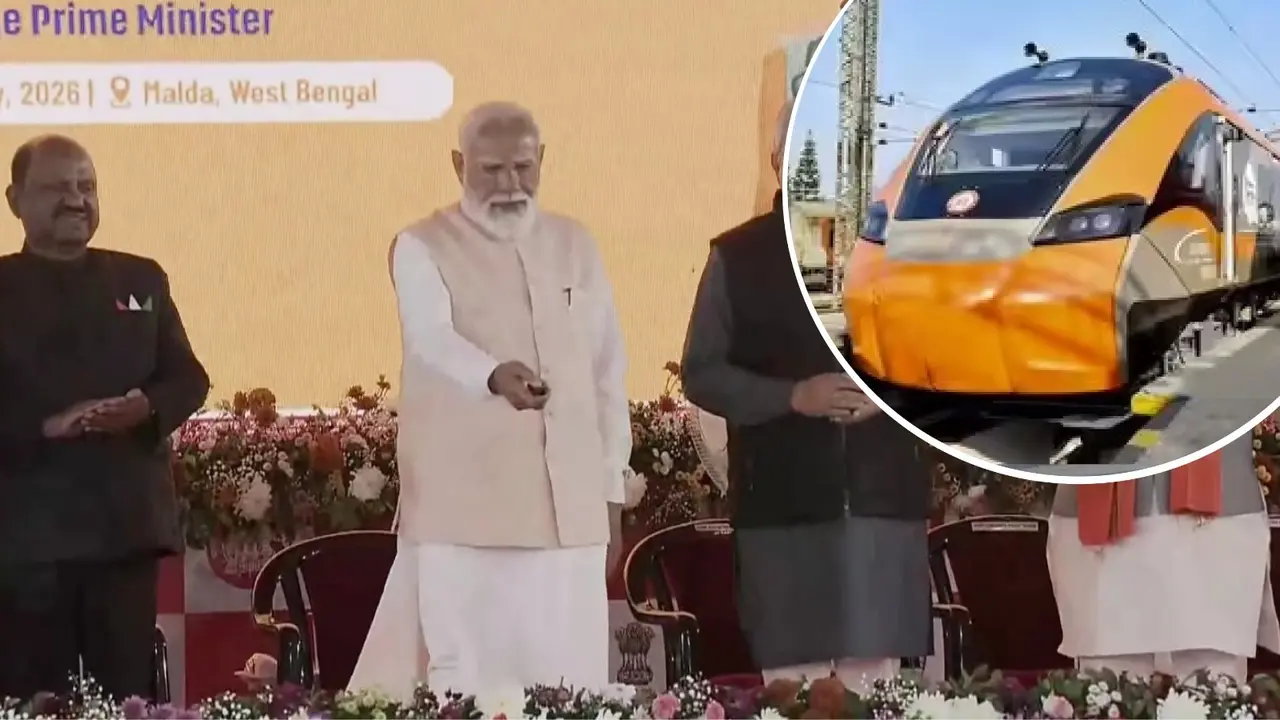 Vande Bharat Sleeper Train: PM मोदी ने देश की पहली स्लीपर वंदे भारत ट्रेन को दिखाई हरी झंडी, 14 घंटे में हावड़ा से पहुंच जाएंगे कामाख्या Vande Bharat sleeper Train