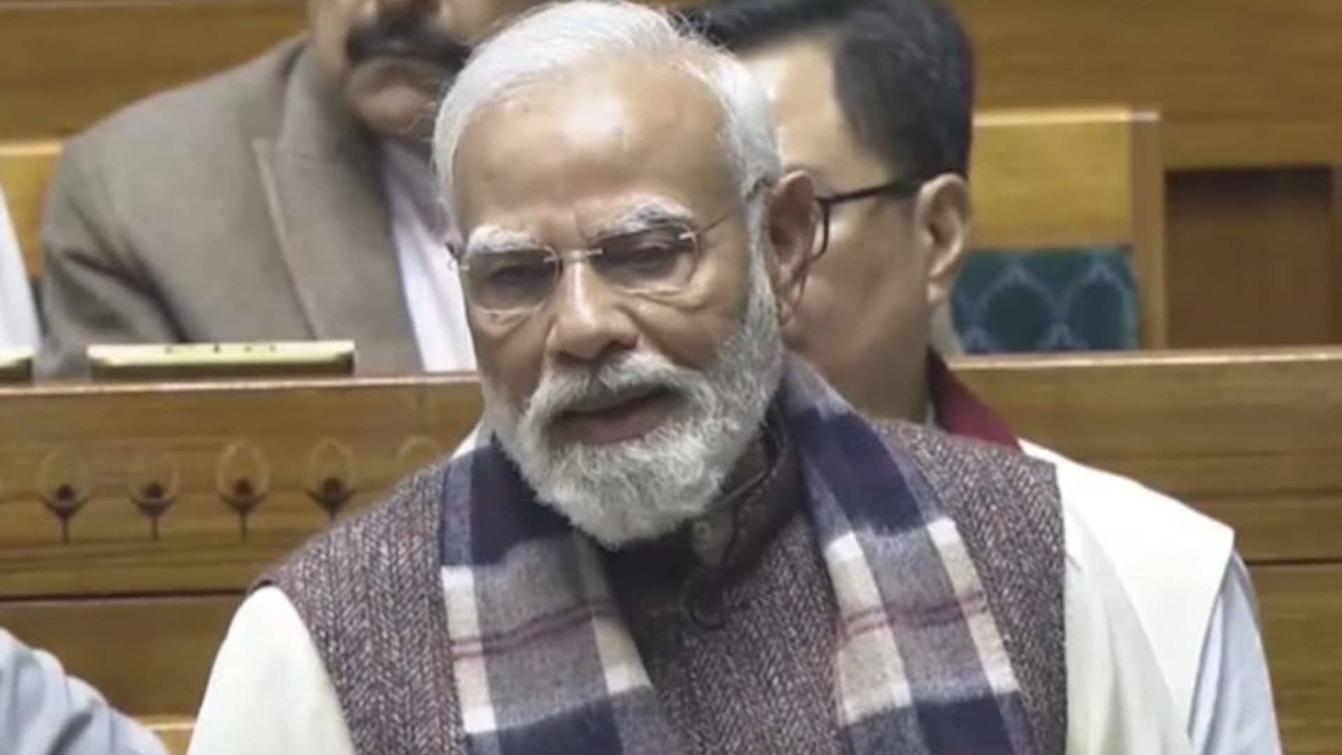 Vande Mataram was not mantra for political independence it was war to free our motherland pm modi in parliament 