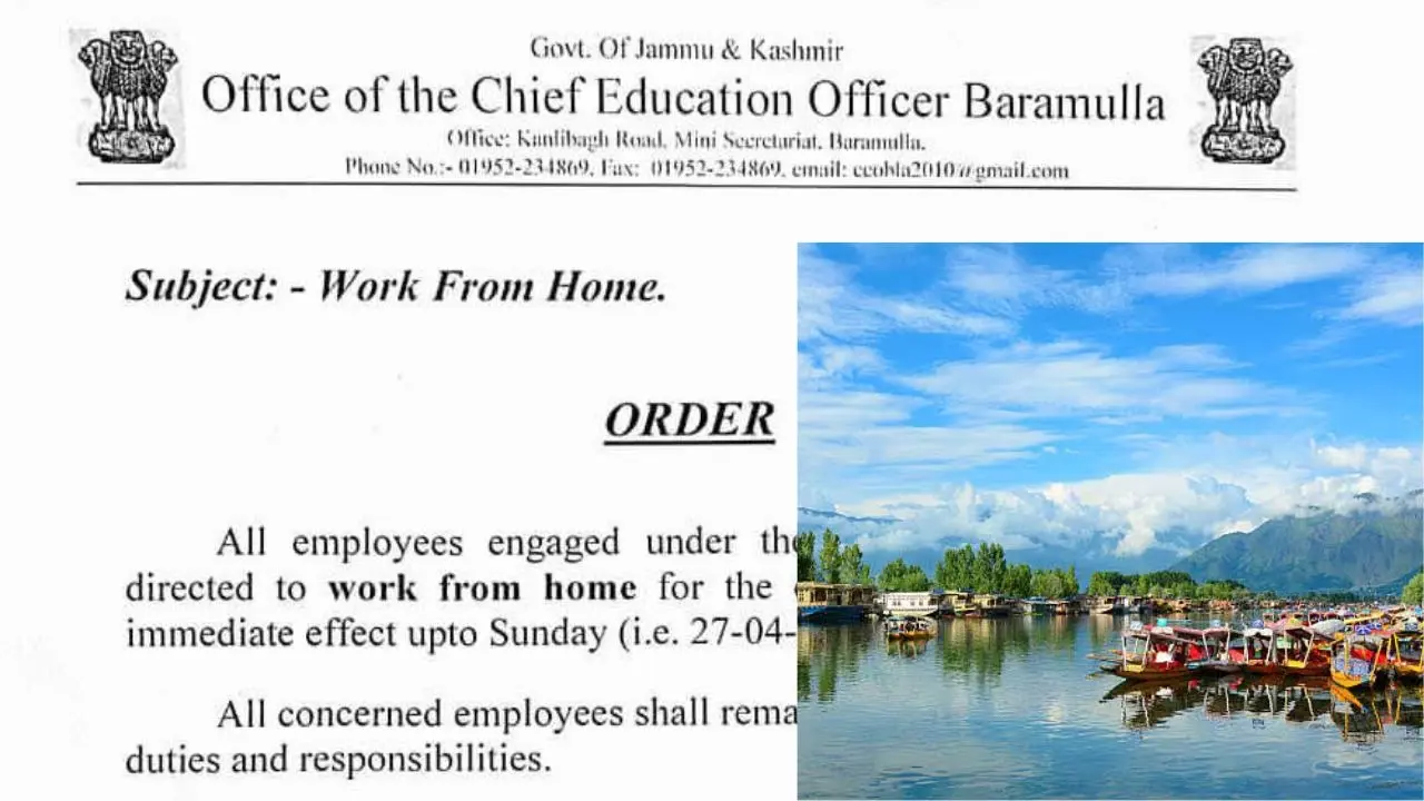 वर्क फ्रॉम होम के आदेश