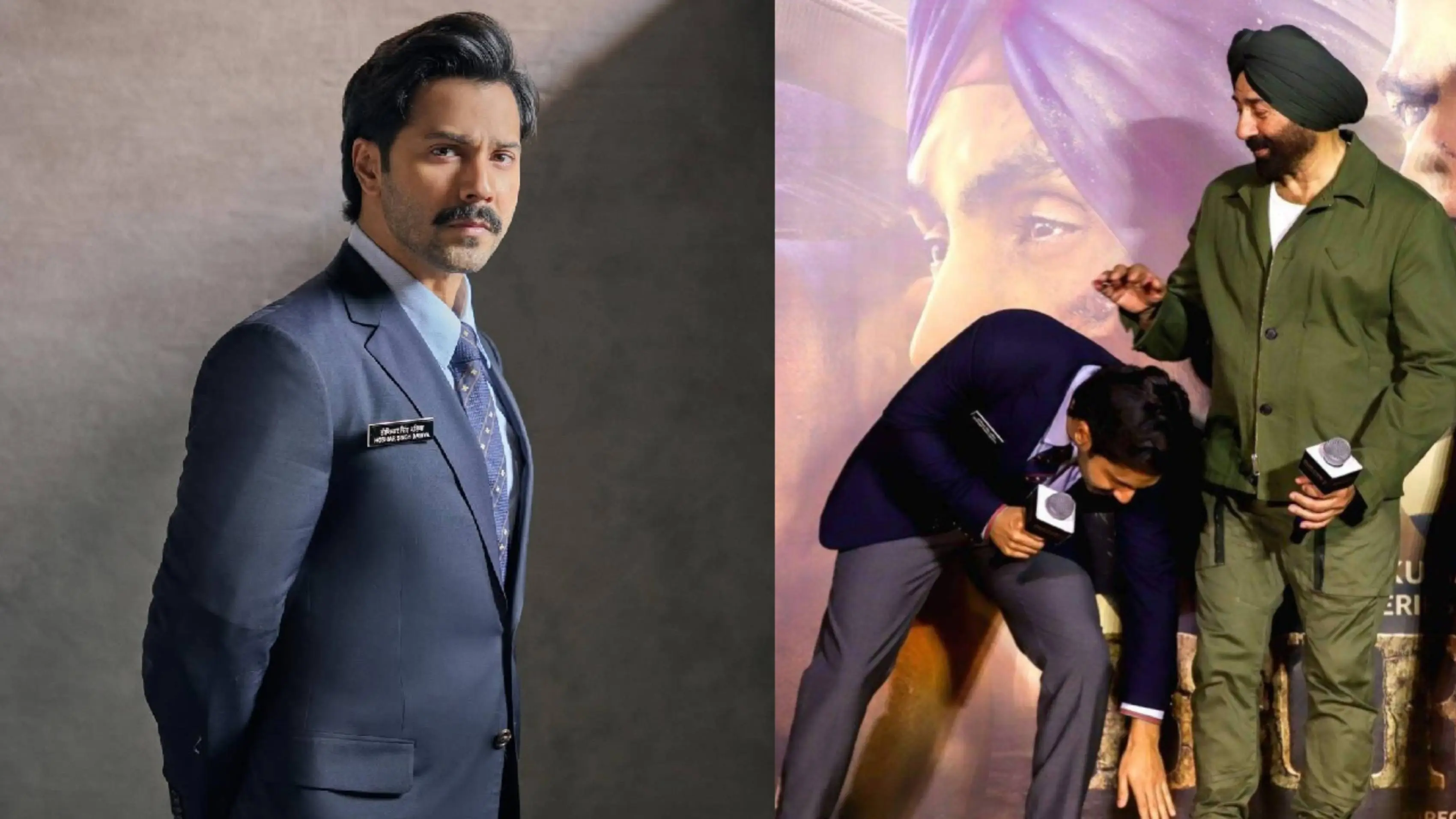 Varun Dhawan and Sunny Deol in Border 2