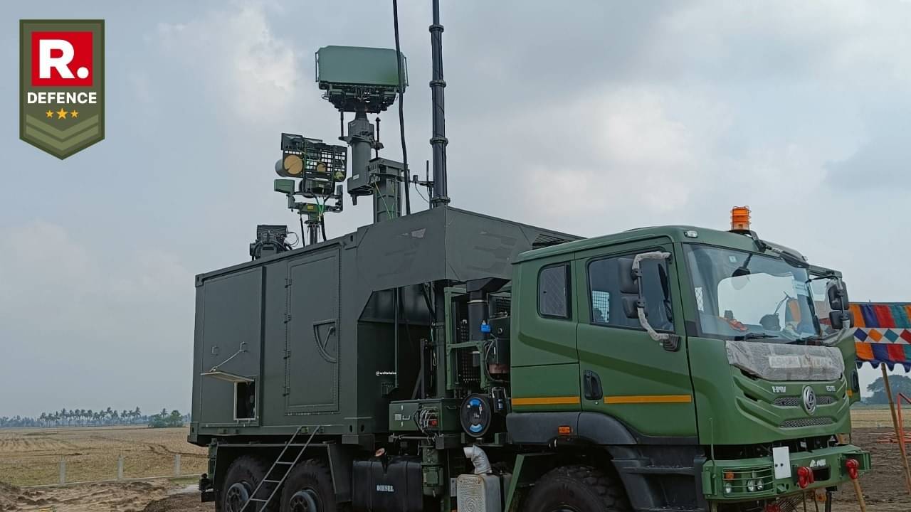 India’s Answer to Drone Warfare, Vehicle-Mounted Counter-Drone System Unveiled at Aero India