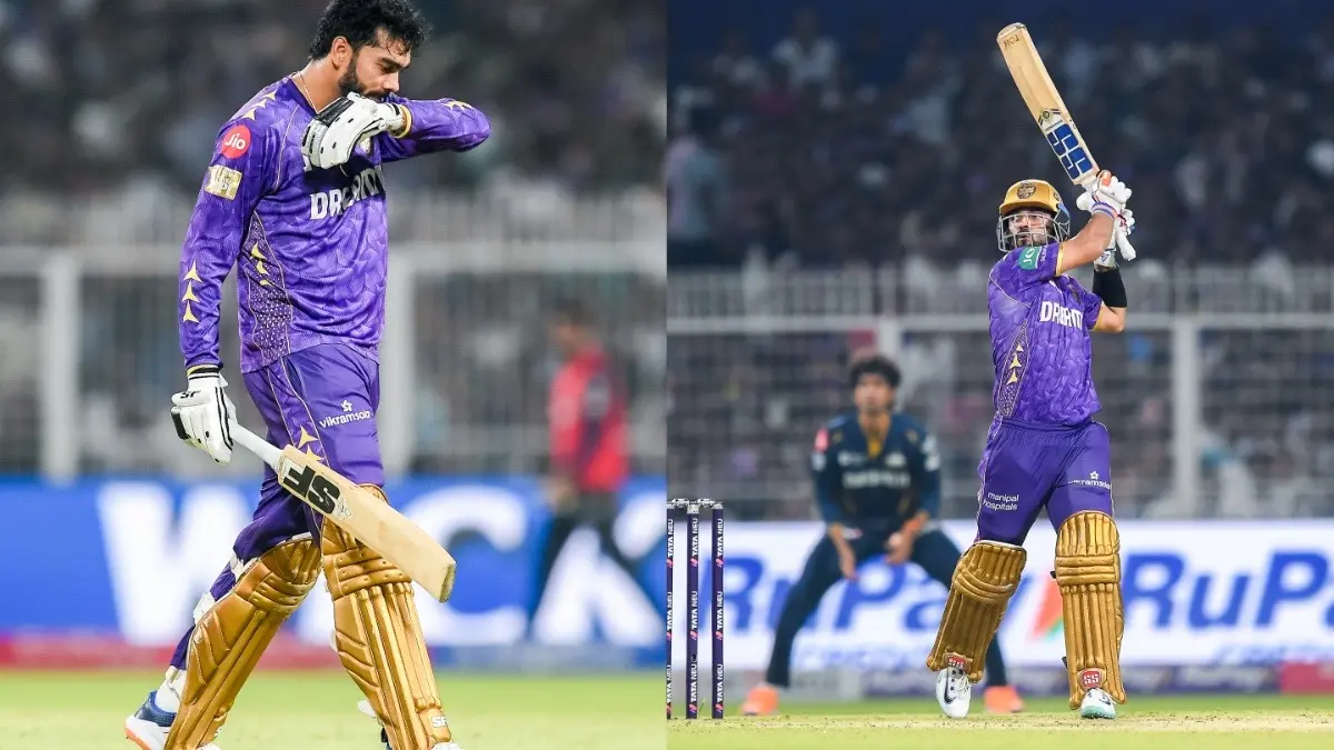 Venkatesh Iyer and Ajinkya Rahane