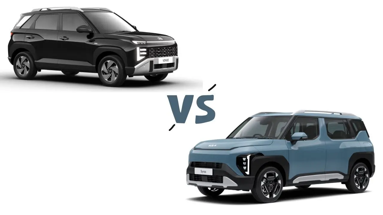 Hyundai Venue (2025) vs Kia Syros - How Are They Different? Venue vs Syros
