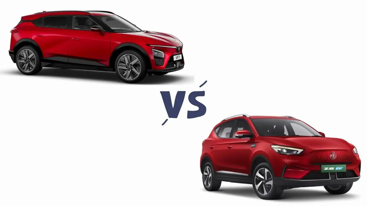 Vinfast VF 7 vs MG ZS EV - How Do They Compare? VF 7 vs ZS EV