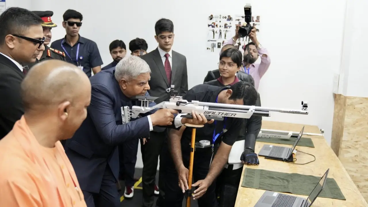 उपराष्ट्रपति धनखड़ ने गोरखपुर में सैनिक स्कूल का उद्घाटन किया, CM योगी भी रहे मौजूद Vice President Dhankar