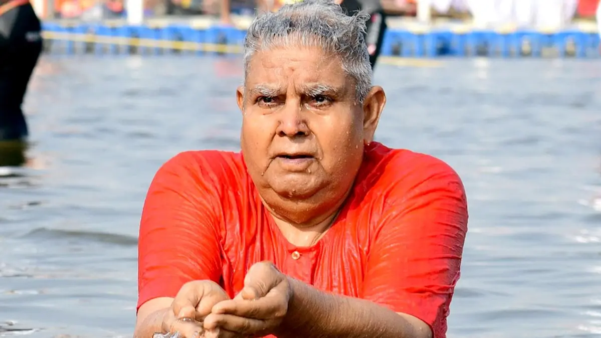 कभी कल्पना नहीं की थी कि भारत में ऐसा आयोजन होगा: महाकुंभ पर बोले उपराष्ट्रपति धनखड़ Vice President Jagdeep Dhankhar in Mahakumbh