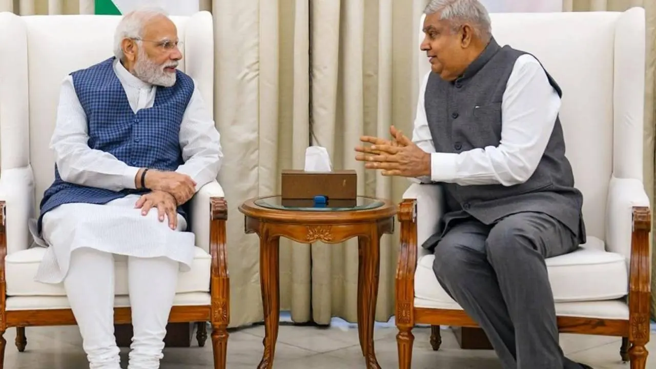 Vice President Jagdeep Dhankhar-PM Narendra Modi